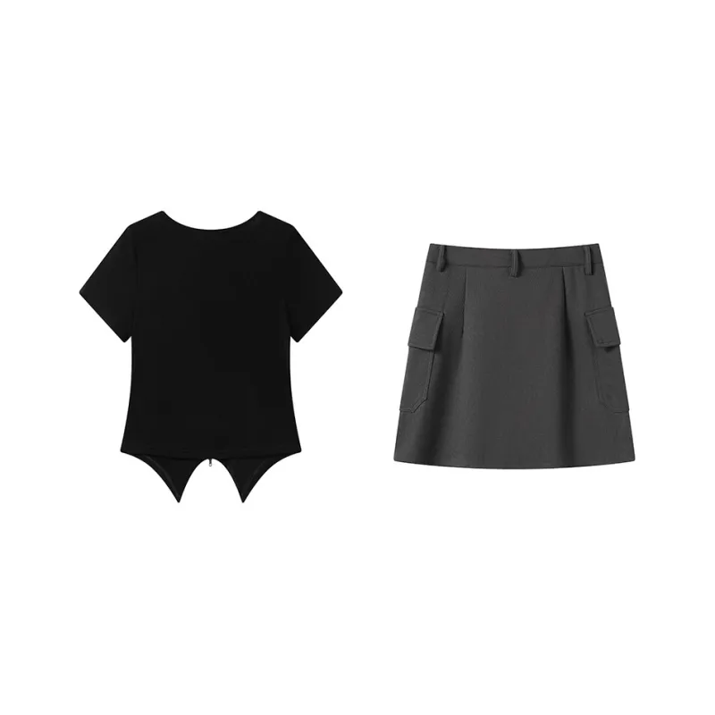 GULIANFEI Two Piece Skirt Sets Women's-1