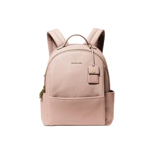 MICHAEL KORS Litchi Grain Leather Chartreuse Medium Size Women's Pink