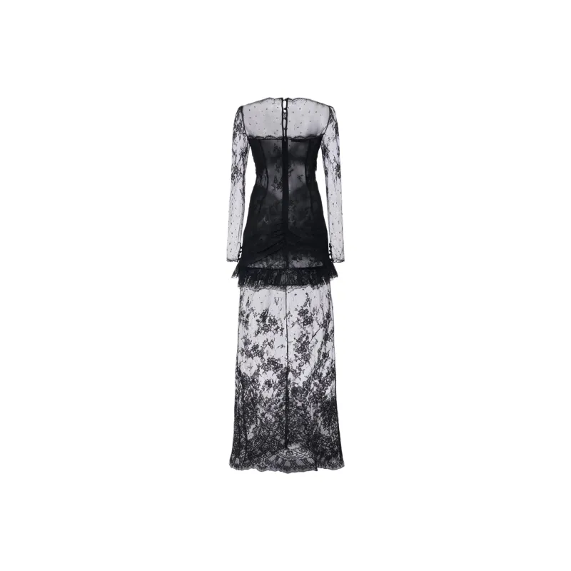 Alessandra Rich Long Sleeved Dress Women's-1
