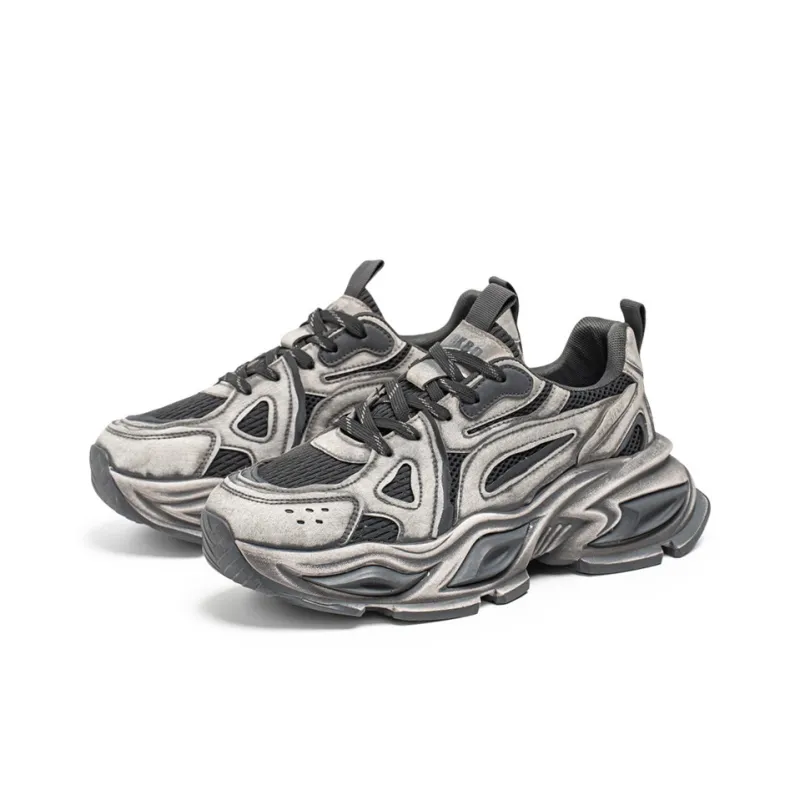 ROBINHOOD Slip Resistant, Abrasion Resistant, Breathable, Lightweight Low Top Chunky Sneakers Men's Box Included-13