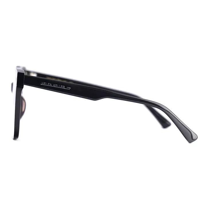 HELEN KELLER Plate Frame Square Sunglasses Unisex-15