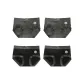 4 Pack (Dark Gray+Dark Gray+Black+Black)