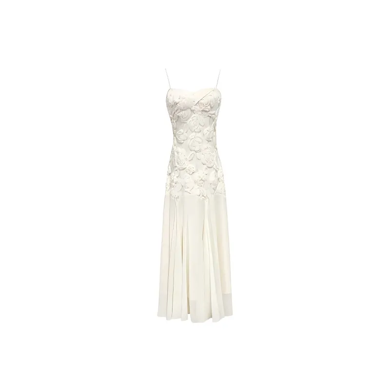 GUOZHEN Slip Dresses Women's Apricot-0