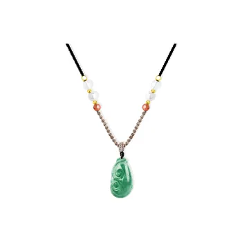 MISS TOOYA African Emerald Necklaces Women's