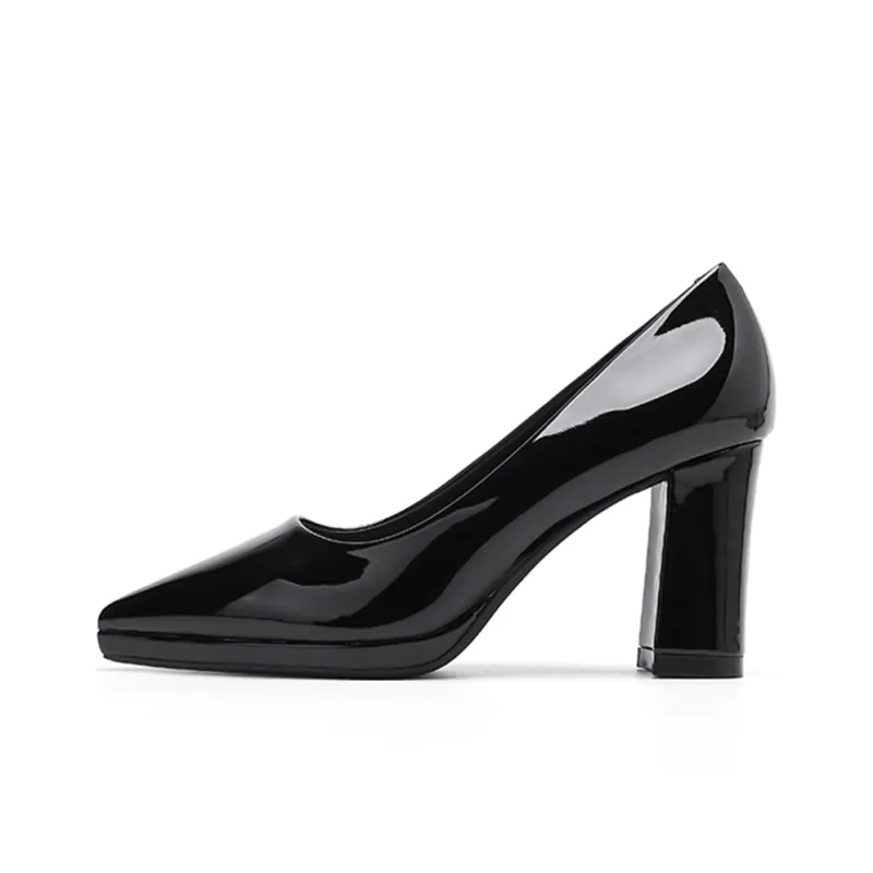 Lan Miao Chunky Heel High Heels Women's-0