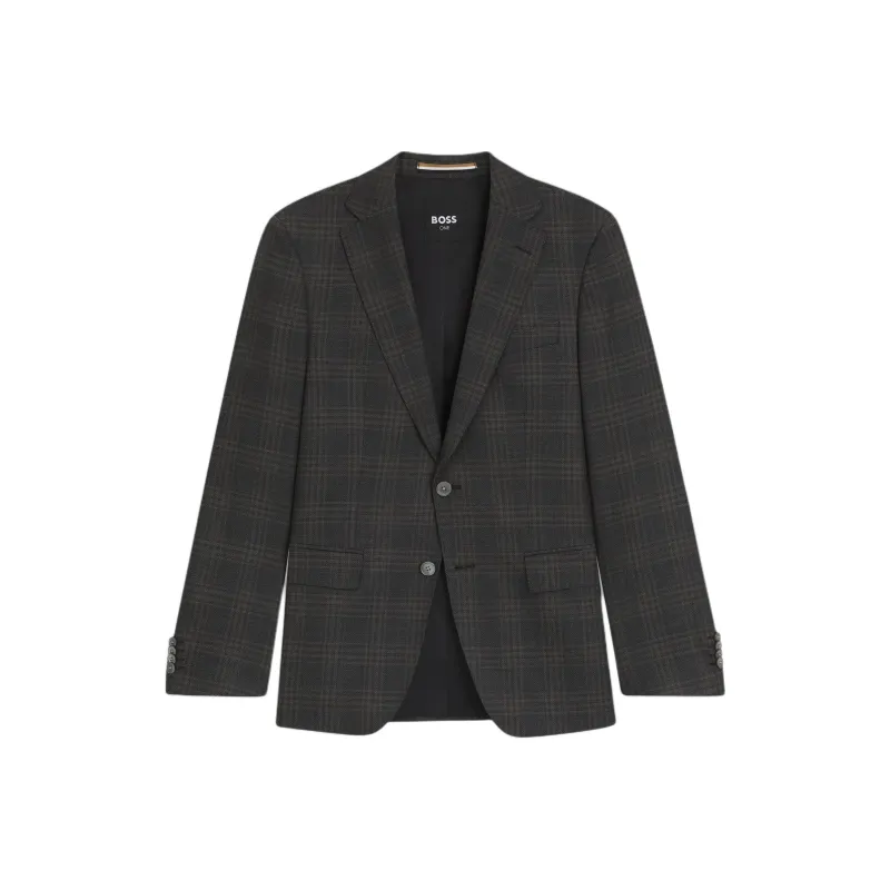 HUGO BOSS Business Suit Coat Men's Black-0
