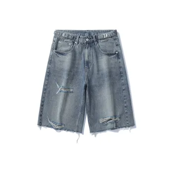 SANTASTIC Denim Shorts Men Blue