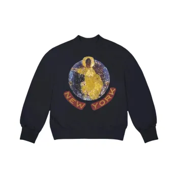 Kanye West Sweatshirt Men's Marine Blue