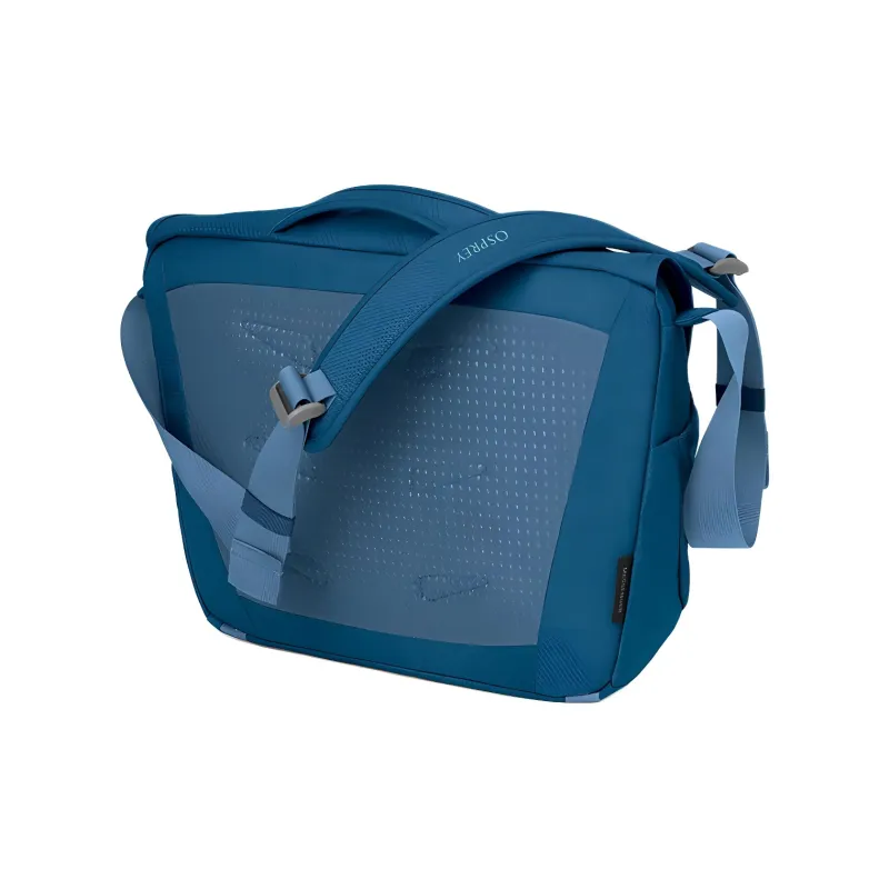 OSPREY Recycled Polyester Messenger Bag, Shoulder Bag, Crossbody Bag, Handbag Regular Unisex Dark Blue-2