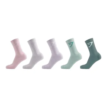 GYMSHARK Knee High Socks Unisex 5 Pack Multicolor