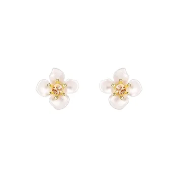 SHINE S925 Silver Stud Earrings Women's