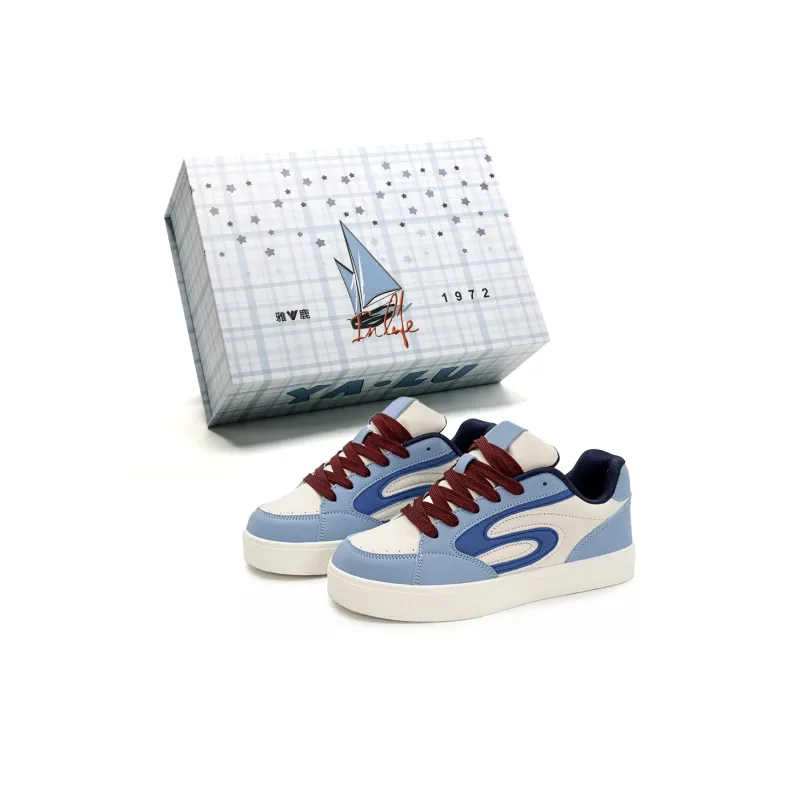 Yalu Wear resistant And Lightweight Low Top Skateboard Shoes Unisex-6