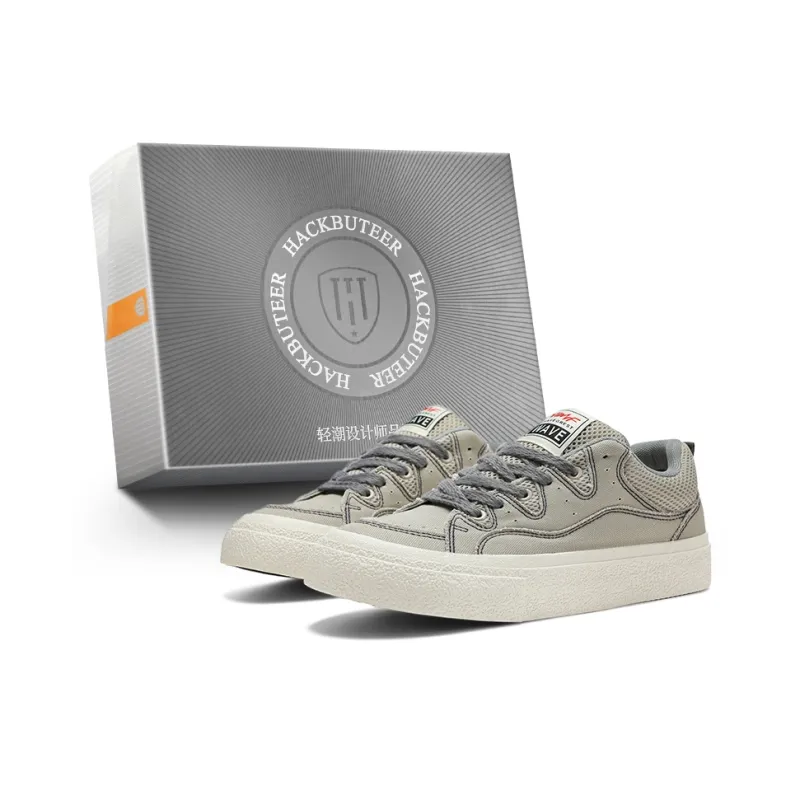 HACKBUTEER Low Top Skateboard Shoes Men's Box Included-15