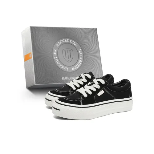 HACKBUTEER Anti Slip And Wear Resistant Height Increasing Low Top Skateboard Shoes Men's Box Included