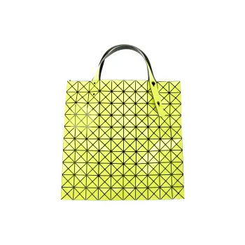 ISSEY MIYAKE Prism Polyvinyl Chloride Tote Bag, Shopping Bag, Handbag, Shoulder Bag Women's Yellow