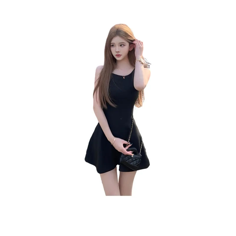 Flowers In Water Sleeveless Dress Women's-8