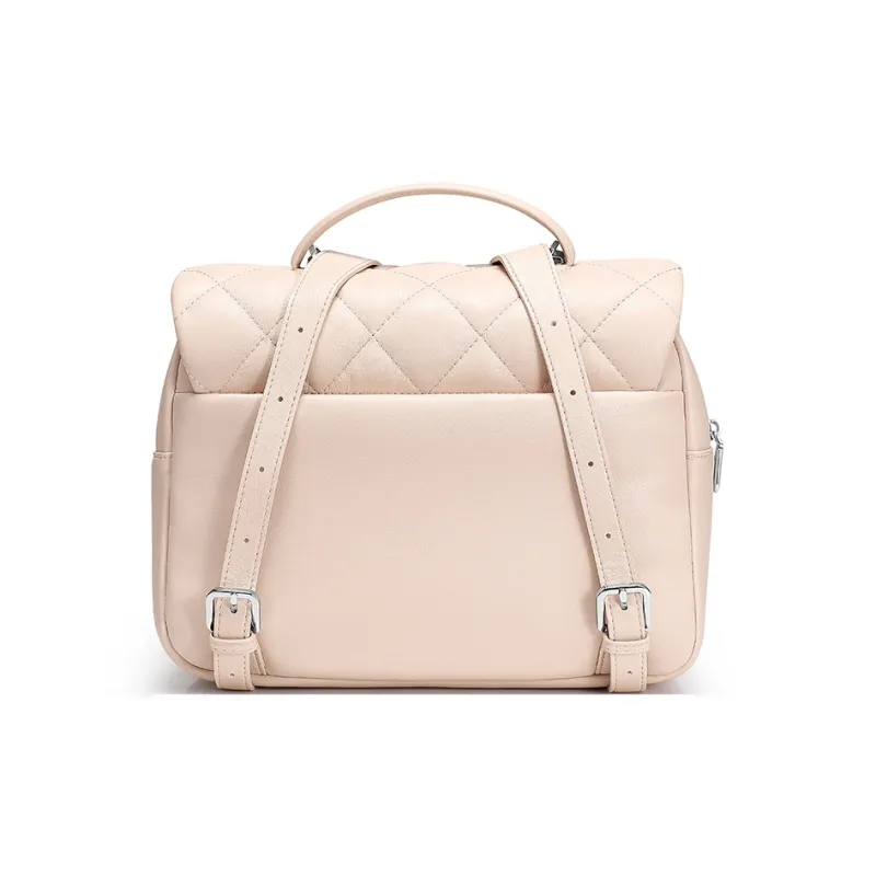 JUST STAR Synthetic Leather Carry Backpack Medium Size Women's Multicolor-10