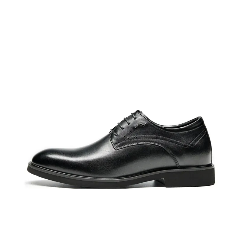 GOG Business Formal Leather Shoes Men's Black-0
