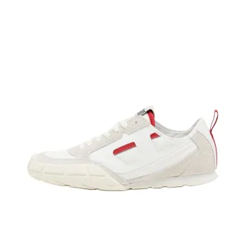 DIESEL S Pagodha Low Top Casual Shoes Men's White Red