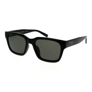 GUCCI Injection Irregular Shape Sunglasses Unisex Black
