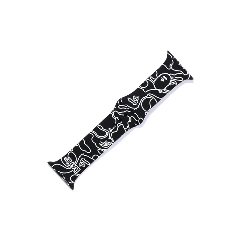 Bape Neon Camo Apple Watch Band 41/45mm Black-4