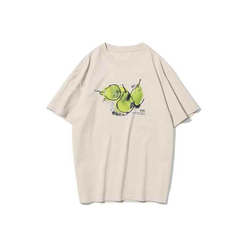 ZUO T Shirts Men Apricot-0