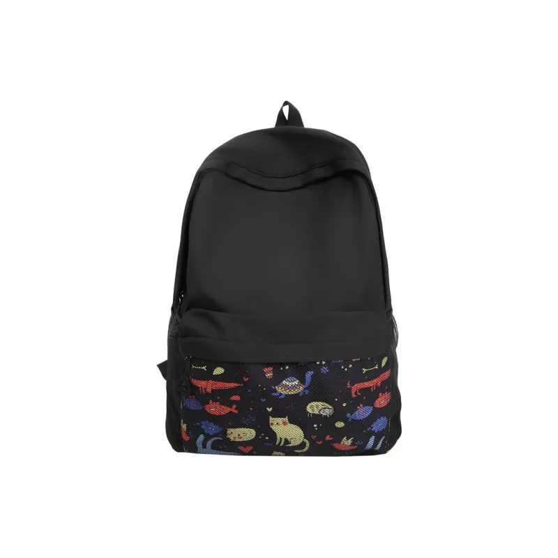 Parker Bear Nylon With Mesh Backpack Women's Multicolor-5