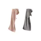 [2 Pack]Flannel Sports Towel (Pink+Gray)
