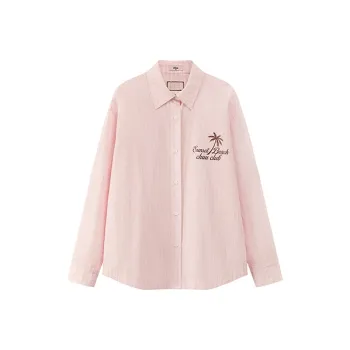 CHUU Shirts Women's Pink Stripes