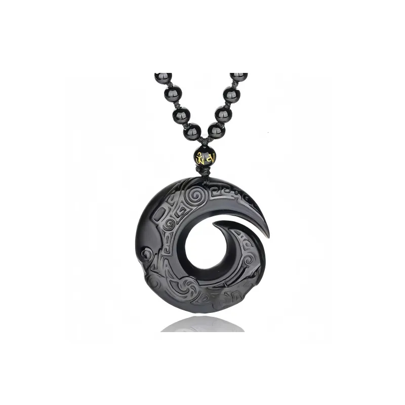 CUIYIN Obsidian Pendants Unisex-7