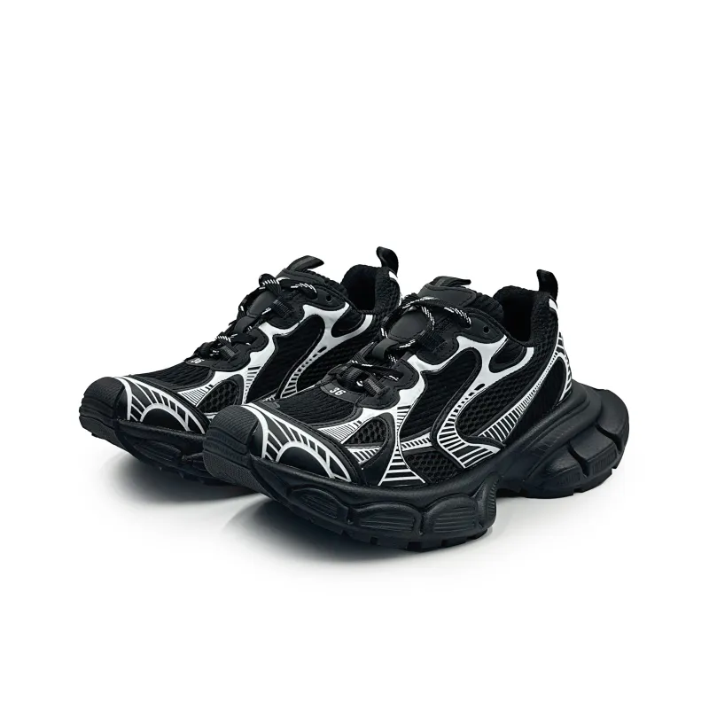 Hong Kong Meng Slip Resistant, Breathable, Height Increasing Low Top Chunky Sneakers Unisex-33