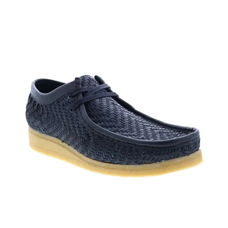 Clarks Originals Wallabee Boot Black Raffia-3