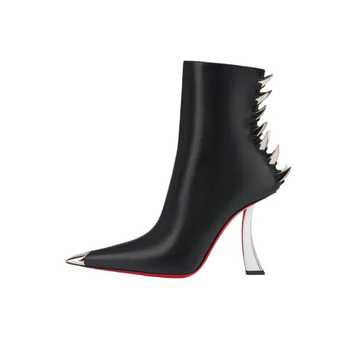 CL Kate Max Booty Spikes Claw Ankle Boots 10cm Women's Black