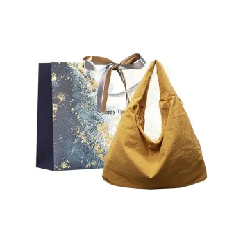 Iman's House Fabric Shoulder Bag Women's Yellow/Red/Black