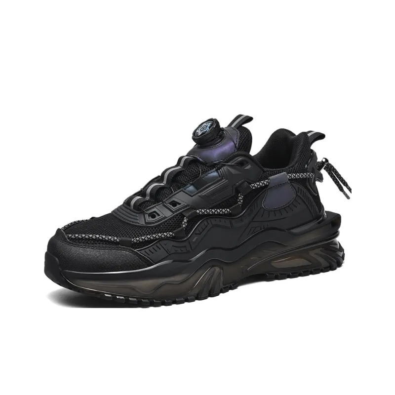 Frank Mully Slip Resistant Low Top Casual Shoes Men's Black-1
