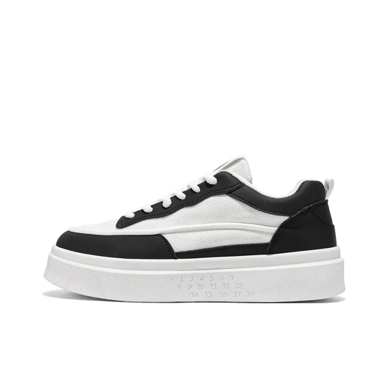 Yi Jiabao Slip Resistant Shock Absorbers Low Top Skateboard Shoes Men's-6