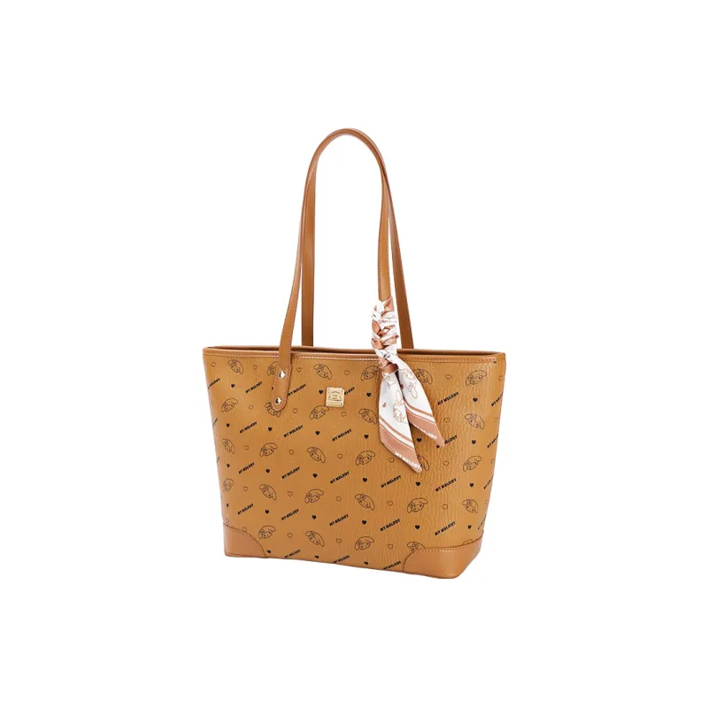MESUCA ×Sanrio Collaboration Melodi Synthetic Leather Tote Handbag, Shoulder Bag Women's-9