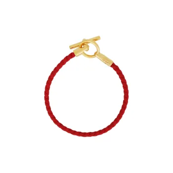 HERMES Leather Bracelets Unisex