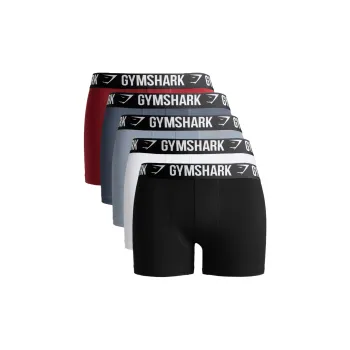 GYMSHARK Underpants Men's 5 Pack Mixed Color