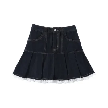 IDLE SOUL Denim Short Skirts Women's