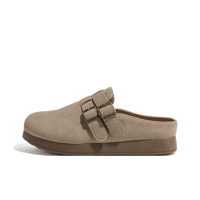 HUANQIU Abrasion Resistant Slip Resistant Closed Toe Slippers Women's Umber-0