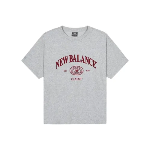 New Balance T Shirt Unisex Gray