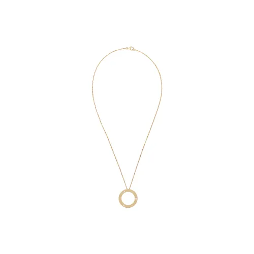 Cartier 2010s 18K Rose Gold Love Diamond Necklace
