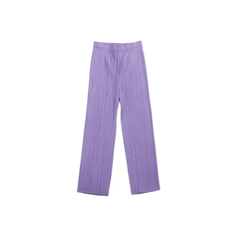 PLEATS PLEASE ISSEY MIYAKE Casual Pants Women's Purple-0
