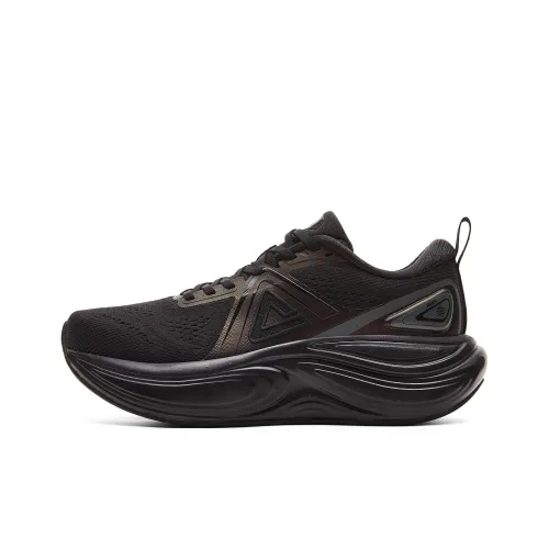 PEAK Cushioning, Rebound, Slip Resistant Low Top Running Shoes Women's All Black