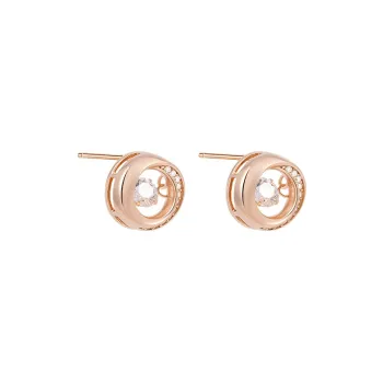 SHINE S925 Silver Stud Earrings Women's