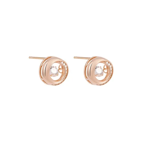 SHINE S925 Silver Stud Earrings Women's