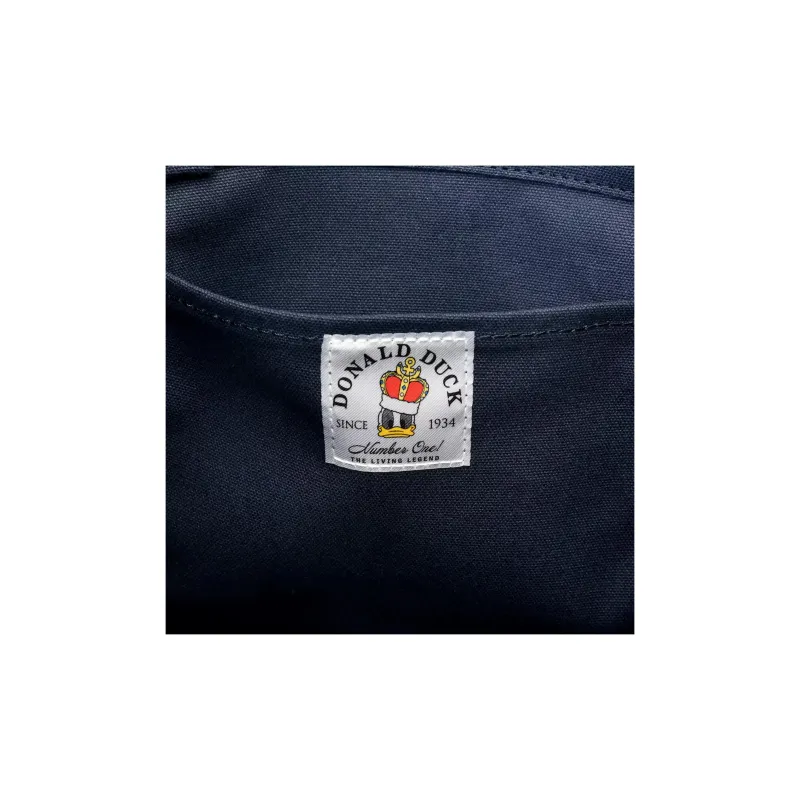 Disney Cotton Tote Bag, Shopping Bag, Handbag, Shoulder Bag Unisex Dark Blue-4