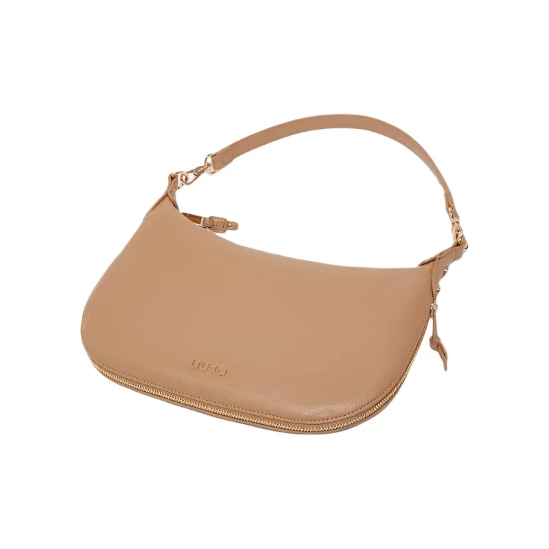LIU·JO UOMO PU Crossbody Bag, Shoulder Bag Women's Nude Brown-3