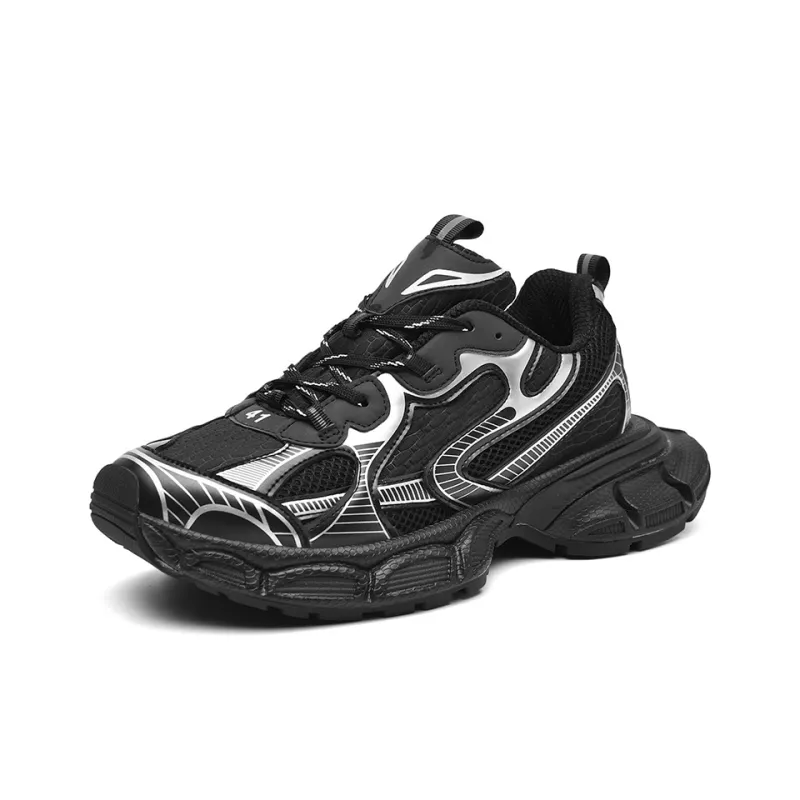 PAIBLOKS Anti Slip Wear Resistant Low Top Chunky Sneakers Unisex-6